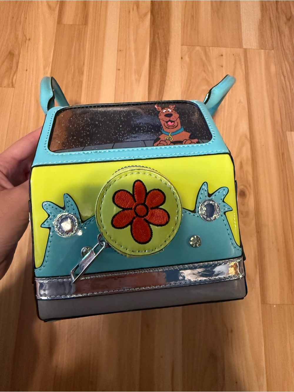 Dolls Kill Scooby-Doo Mystery Machine Satchel - Blue & Yellow - Picture 2 of 7
